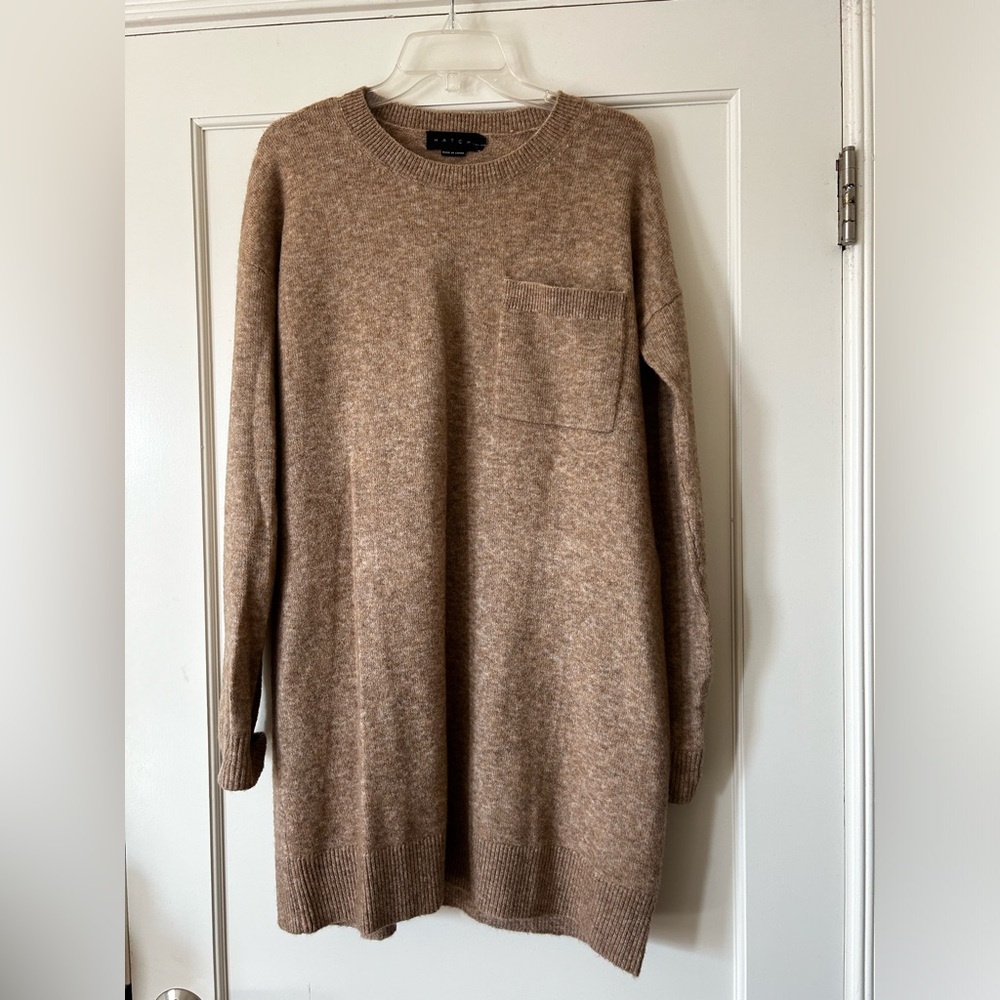Hatch Brown Mini Dress